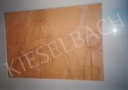 Vajda Lajos - Madonna a kapu felett, 1937, 31x44 cm, ceruza, papír, Jelzés nélkül, Fotó: Kieselbach Tamás